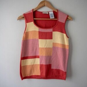 Vintage White‎ Stag Color Block Tank